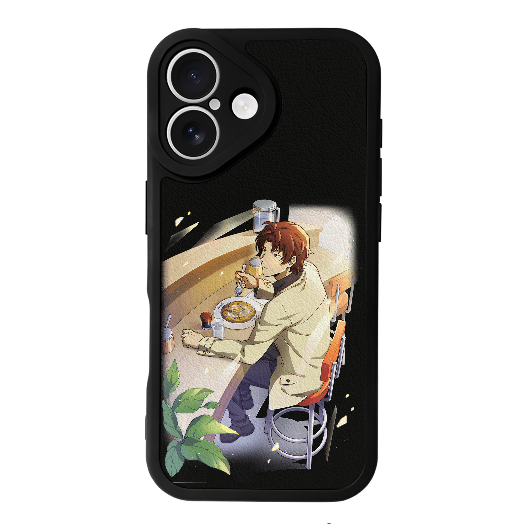（画像用） 文豪ストレイドッグス Bungo Stray Dogs 【iPhone 16シリーズ対応】シリコンスマホケース（レザー調） 材質：シリコン